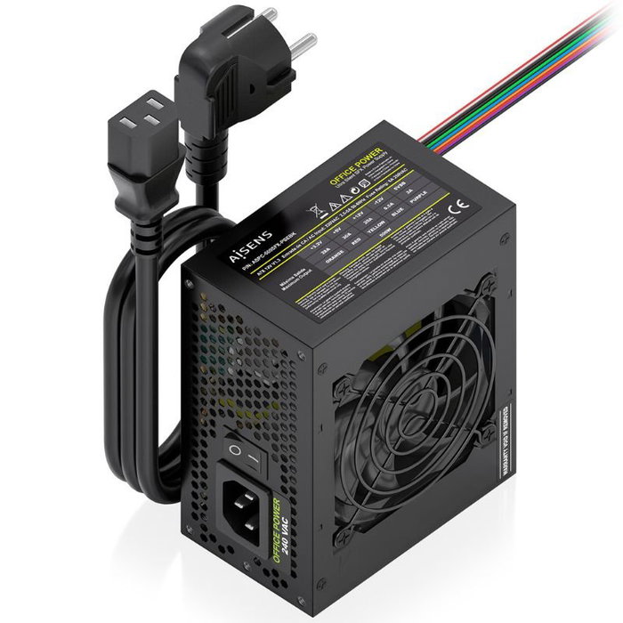 Aisens Fuente de Alimentación SFX 500W Negra ASPC-500SFX-PSEBK Aisens Fuente de Alimentación SFX 500W Negra ASPC-500SFX-PSEBK